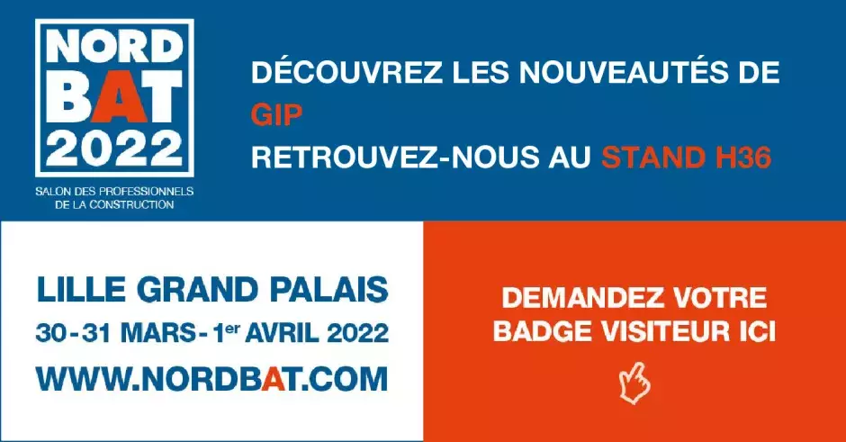 Salon NORDBAT 2022 du 30/03 au 01/04/22 à Lille Grand Palais